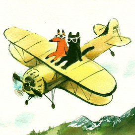 Лис и Кот и их полет