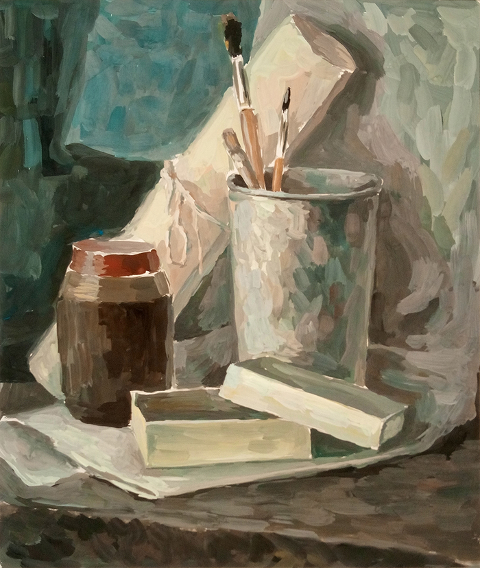 В мастерской