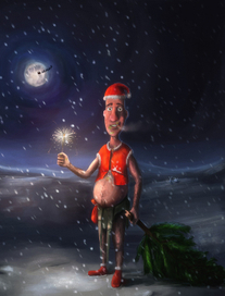 Новогодний тролль