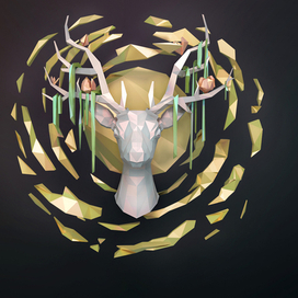 Lowpoly deer