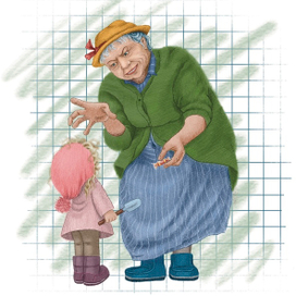 Иллюстрация к книге Оксаны Заугольной « Расследование в кафе Крендель с»