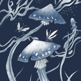 Иллюстрация к сказке " Алиса в стране чудес"