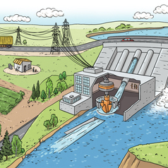 Иллюстрация «Сила воды»