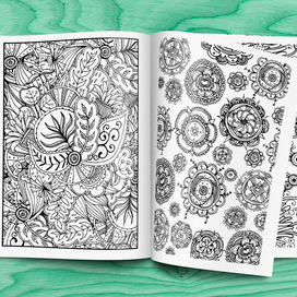 Иллюстрации для взрослой раскраски