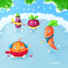 Смешные овощи