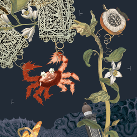 Коллаж из серии «Животные Сахалина „Краб“»