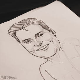 Эскиз (будущий шарж)