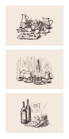 Illustrations for menu