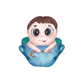 Малыш в чашке