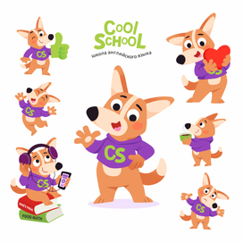 Дизайн персонажа для детской школы 