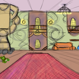 Особняк Тамары (Роксаны, Дейва) - вид внутри