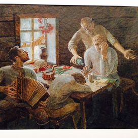 Иллюстрация к повести о горе и злосчастии.