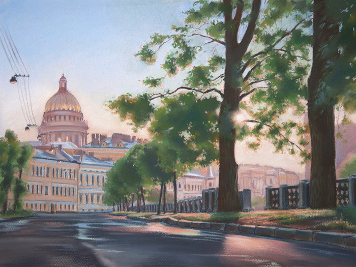 Летнее утро в Петербурге