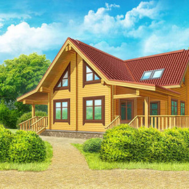 Дом из бруса 1