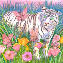 Удивленный тигр