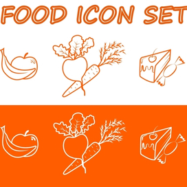 Food icon set