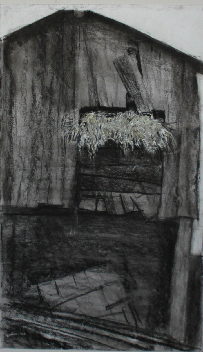 сено. в деревне