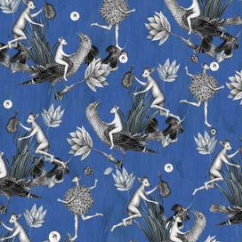 принт с  волшебными животными