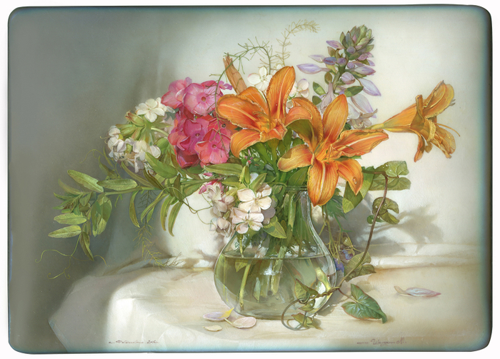 Лилии и душистый табак