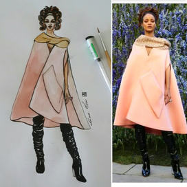 Риханна в диор