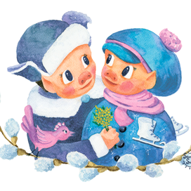 Календарь на год свиньи, март