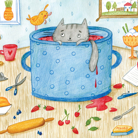 Кот в компоте