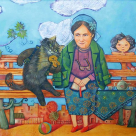 Композиция с котиком №3