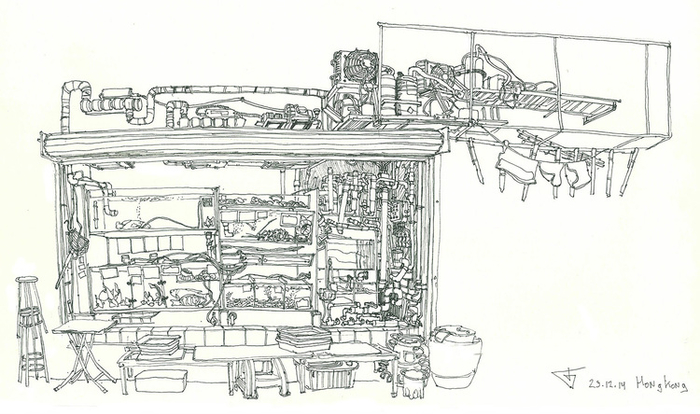 Рыбный ресторан в Гонконге