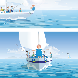 Сториборд «Окунись в океан свежести»