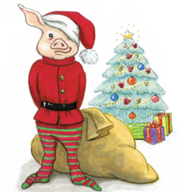 открытка "подарки"