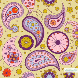 Пейсли. Стиль 70-ых