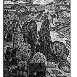 Деревенька к произведению Валентина Распутина" Прощание с Матёрой"