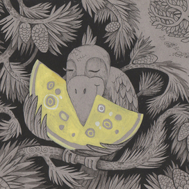 ворона и лисица