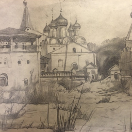 Зарисовка у храма (2)