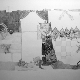 За кулисами.( серия "Бродячий цирк")