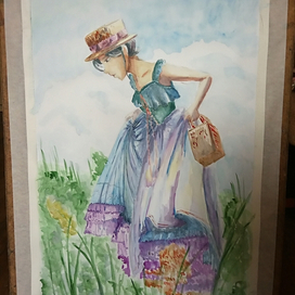 Девушка в алатье