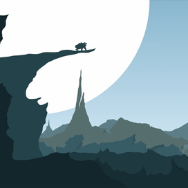 инопланетный ландшафт