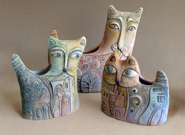 Коты вазы