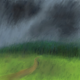 набухшее небо