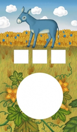 Игра «Кто что ест?» Осел