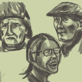 Скетчи людей