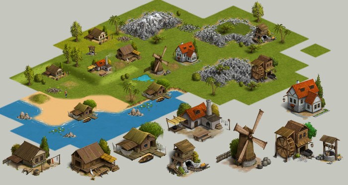 Строения для игры