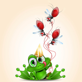 День рождения лягушонка