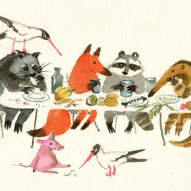 Весь город на набережной. детали 2