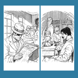 "Тайник в лесном овраге"-6,8