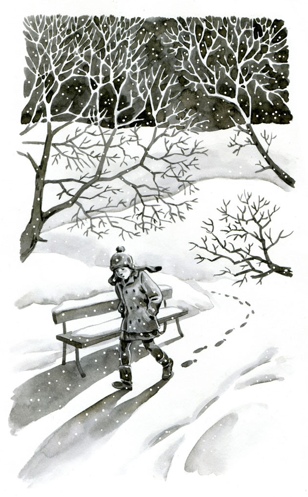 Ю.Яковлев. Рисунок для обложки