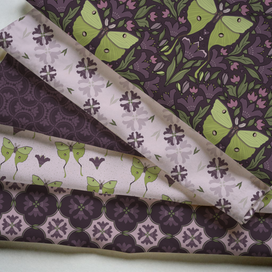 Набор бесшовных иллюстраций из коллекции "Мадагаскарская комета"