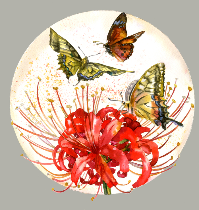 А бабочки крылышками бяк-бяк-бяк)