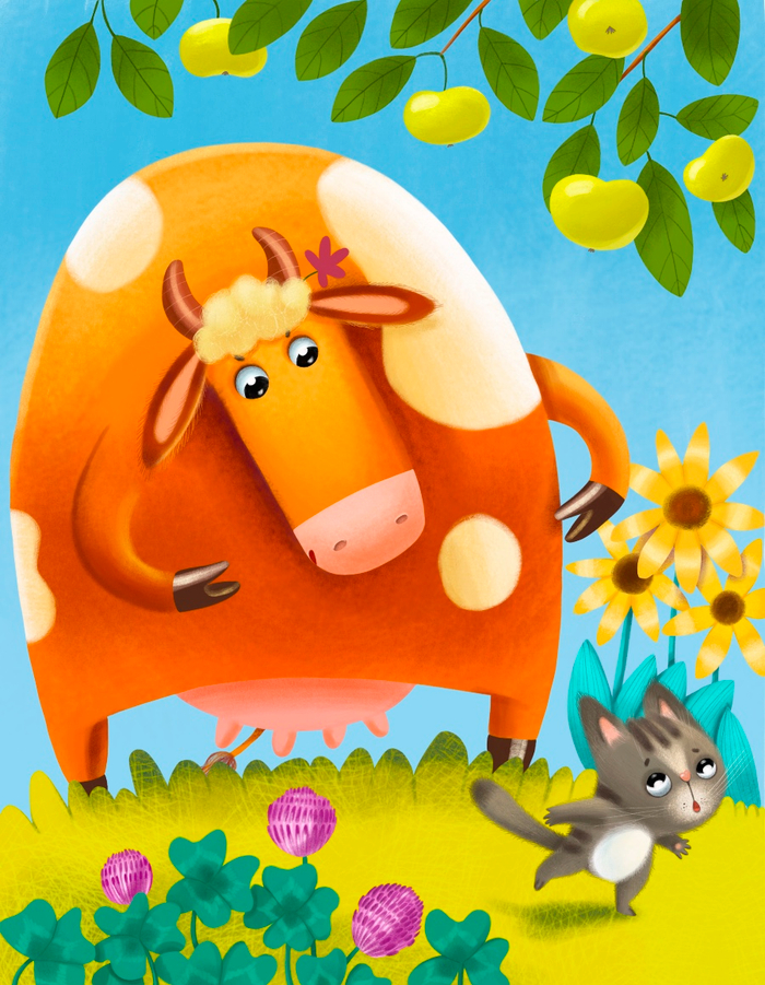 Иллюстрация к книге для издательства Клевер.