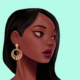 Девушка с сережкой